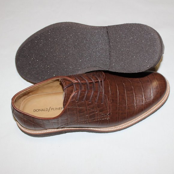 DONALD PLINER LANCE WALNUT CROCCO DERBY 8M main image 4